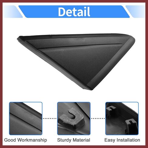 Front Right Mirror Corner Triangle Fender Cover Rearview Triangle Trim Panel for Ford Escape 2013-2019 CJ54-S16004AD5JA6 Pc in Saudi Arabia