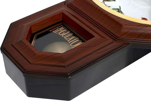 JUSTIME فريدة من نوعها 12 أغنية طائر الكاردينال الشمالي مدرسة البندول ساعة الحائط الدقات كل ساعة ميلودي اكتساح الحركة الصامتة (TCBD-PP-RB-DW الخشب الحبوب) in Kuwait