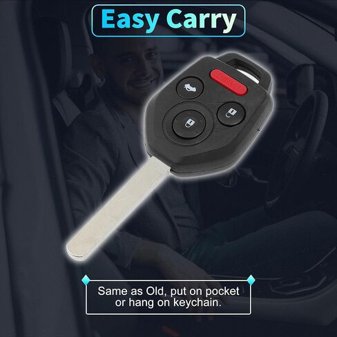 X AUTOHAUX CWTWB1U811 315MHz Replacement Keyless Entry Remote Smart Key Fob for Subaru Legacy Outback 2011 2012 2013 2014 No.57497-AJ10A/57497AJ10A 4 Buttons in Saudi Arabia