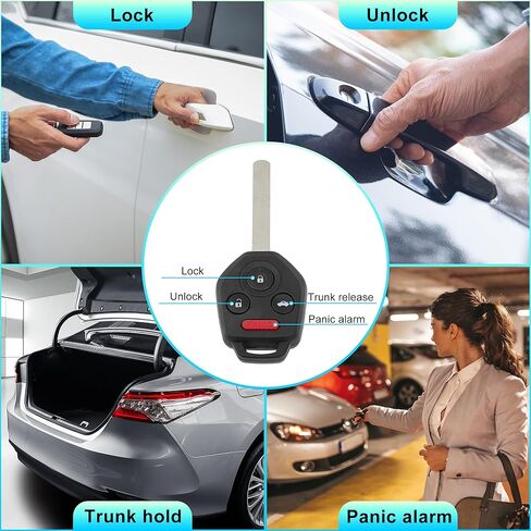 X AUTOHAUX CWTWB1U811 315MHz Replacement Keyless Entry Remote Smart Key Fob for Subaru Legacy Outback 2011 2012 2013 2014 No.57497-AJ10A/57497AJ10A 4 Buttons in Saudi Arabia