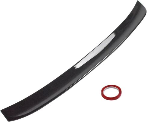 جناح جناح سقف أسود لامع مناسب لموديلات إنفينيتي Q50 2014-2024 سيدان، غطاء النافذة الخلفية بنمط JDM V2، ملحق خارجي رياضي مع لاصق قوي على الوجهين، لا يتطلب أي حفر in Kuwait