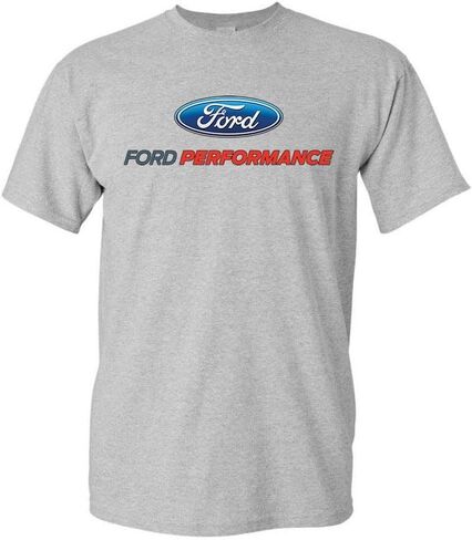فورد مرخصة رسميا أداء العضلات سيارة الجرافيك شعار تي شيرت الولايات المتحدة الأمريكية ميكانيكي السيارات تي شيرت سباق المهر V8 ملابس الطاقة in Kuwait