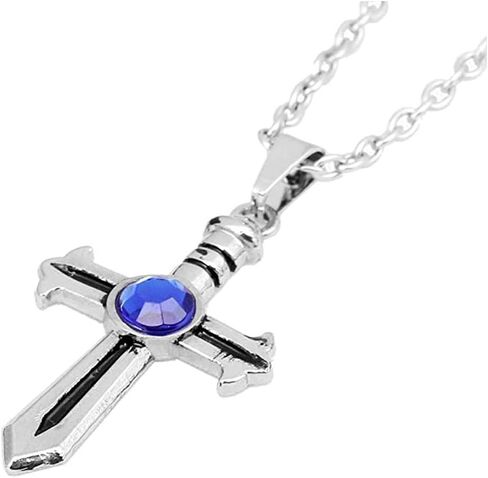 Gray Fullbuster Sword Cross Cosplay Pendant Chain Necklace in Kuwait