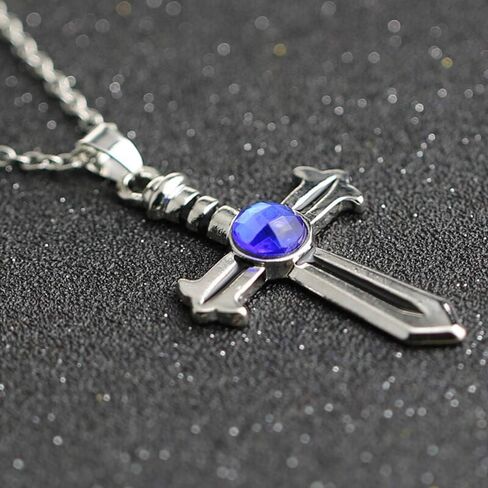 Gray Fullbuster Sword Cross Cosplay Pendant Chain Necklace in Kuwait