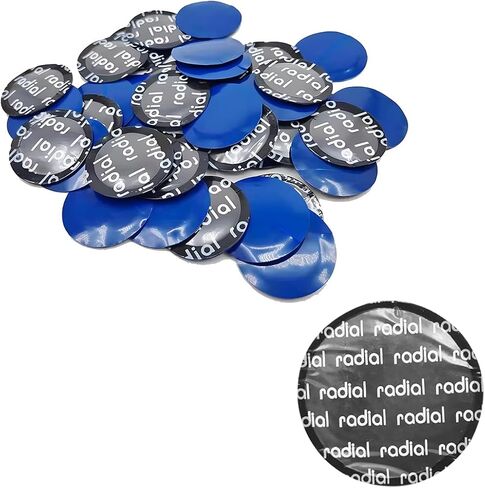 AICEL 100PCS Car Tire Repair Patch, 32mm Round Vehicle Tire and Tube Patch Repairing Kits, Rubber Automotive Tyre Puncture Repair Tool Accessories, Universal for Truck Motorcycle Bike (Small) in Saudi Arabia