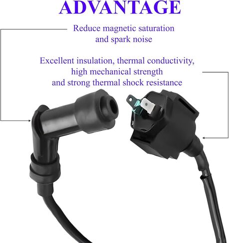Ignition Coil Replacement for Honda ATV 125 TRX125 Fourtrax 1985 1986 1987 1988 Foreman 400 TRX400FW 4x4 1995 1996 1997 1998 1999 2000 2001 2002 2003 in Kuwait