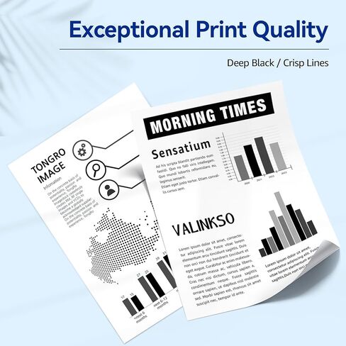 حبر TN830XL ​​لطابعة Brother متوافق مع Brother TN830XL ​​TN830 TN-830XL ​​TN830XL/V/R لطابعات HL-L2460DW DCP-L2640DW MFC-L2820DW HL-L2405W MFC-L2807DW MFC-L2900DW (2 أسود) in Kuwait