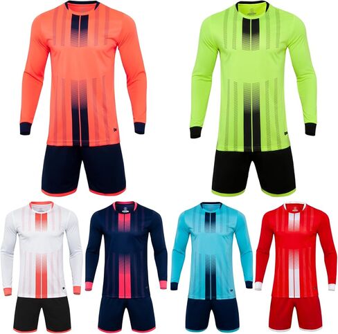 Adults Teens Kids Long Sleeve Soccer Shirt Unisex Breathable Lightweight Football Jersey Soccer Jersey in Saudi Arabia