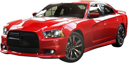 IKON MOTORSPORTS، المصد الأمامي متوافق مع دودج تشارجر 2011-2014، SRT8 نمط Hellcat غطاء المصد الأمامي - PP، 12 13 2012 2013 in Saudi Arabia
