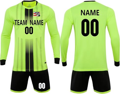 Adults Teens Kids Long Sleeve Soccer Shirt Unisex Breathable Lightweight Football Jersey Soccer Jersey in Saudi Arabia