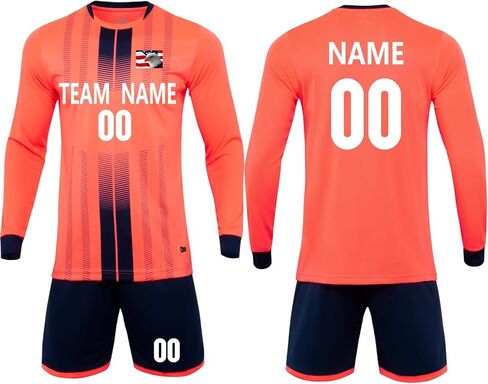 Adults Teens Kids Long Sleeve Soccer Shirt Unisex Breathable Lightweight Football Jersey Soccer Jersey in Saudi Arabia