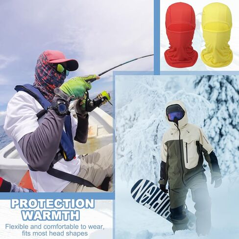 Balaclava Ski Mask, Ski Balaclava Masks Full Face Windproof Breathable Scarf Neck Gaiter Cover in Saudi Arabia