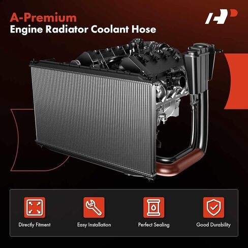 A-Premium Engine Radiator Coolant Hose Compatible with Volkswagen Tiguan 2009-2016 L4 2.0L, Replace# 5N0121051C in Saudi Arabia