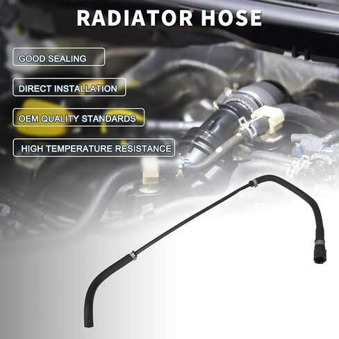 Radiator Hose for BMW Z4 High Sealing No.17127585743 | Engine Coolant Reservoir Overflow Hose Black 1 Pcs in Saudi Arabia