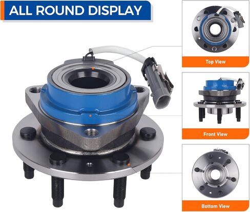 PAROD Pair 512243 Rear Wheel Bearing Hub Assembly Fit for 2004-2007 Cadillac CTS, 2004-2009 SRX, 2005-2011 STS,6Lugs w/ABS in Saudi Arabia