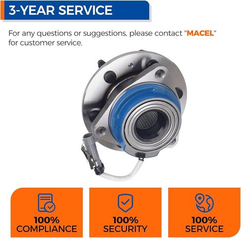 PAROD Pair 512243 Rear Wheel Bearing Hub Assembly Fit for 2004-2007 Cadillac CTS, 2004-2009 SRX, 2005-2011 STS,6Lugs w/ABS in Saudi Arabia