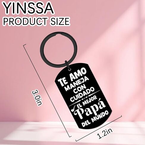Dad Gifts for Fathers Day Regalos Para el Día del Padre 2026 Gifts for Dad from Daughter son Spanish Mexico Regalos Para Papa Best Dads Ever Keychain Father’s Day Christmas Gift in Kuwait
