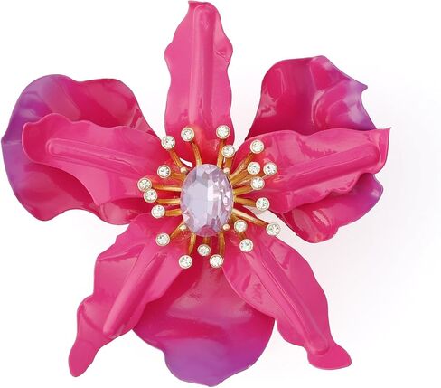 Betsey Johnson Jewelry Women's Hothouse Bloom Orchid Cocktail Ring in Saudi Arabia