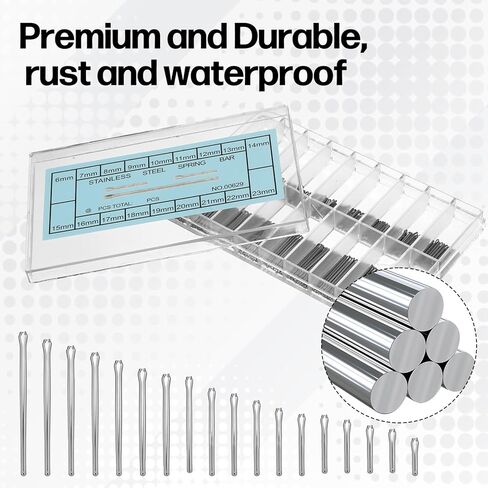 360 Pcs 6-23mm Watch Band Pins, Assortment Alloy Steel Watch Pins Replacement Kit with Strap Link Pin Remover Tool Watch Link Pin for Watchband Repair Any Watchmaker DIY Enthusiast in Kuwait