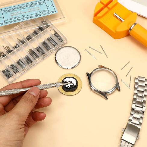360 Pcs 6-23mm Watch Band Pins, Assortment Alloy Steel Watch Pins Replacement Kit with Strap Link Pin Remover Tool Watch Link Pin for Watchband Repair Any Watchmaker DIY Enthusiast in Kuwait