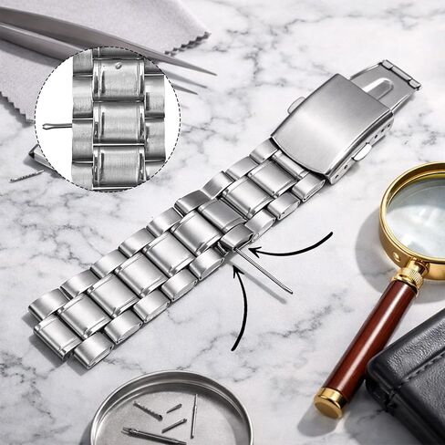 360 Pcs 6-23mm Watch Band Pins, Assortment Alloy Steel Watch Pins Replacement Kit with Strap Link Pin Remover Tool Watch Link Pin for Watchband Repair Any Watchmaker DIY Enthusiast in Kuwait