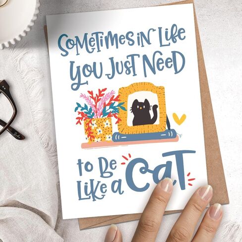 m&h invites Funny Cat Card – Cute & Sarcastic Friendship, Encouragement, or Thinking of You Greeting Card in Saudi Arabia