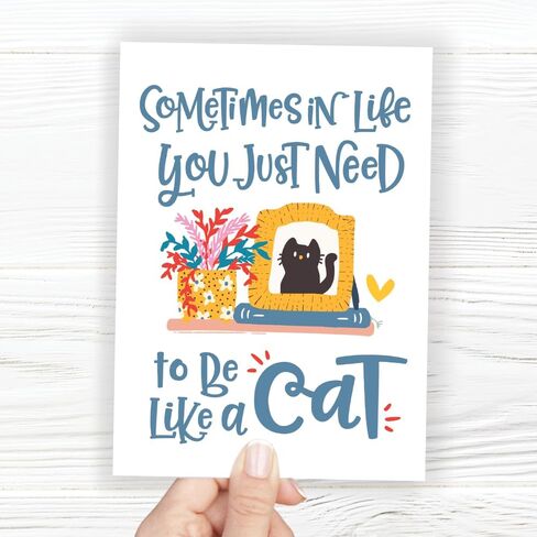 m&h invites Funny Cat Card – Cute & Sarcastic Friendship, Encouragement, or Thinking of You Greeting Card in Saudi Arabia