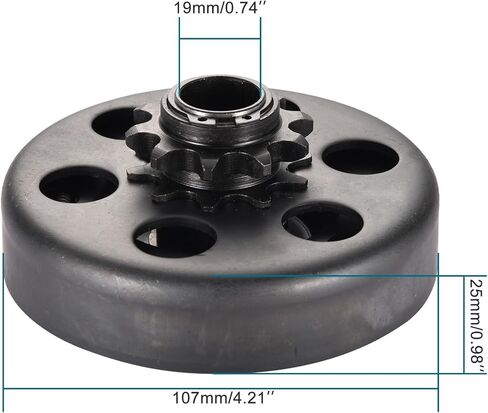 GOOFIT Centrifugal Clutch 3/4" Bore 10T #40/41/420 Chain Replacement for Baja Go PowerSports Go Kart Mini Bike in Saudi Arabia