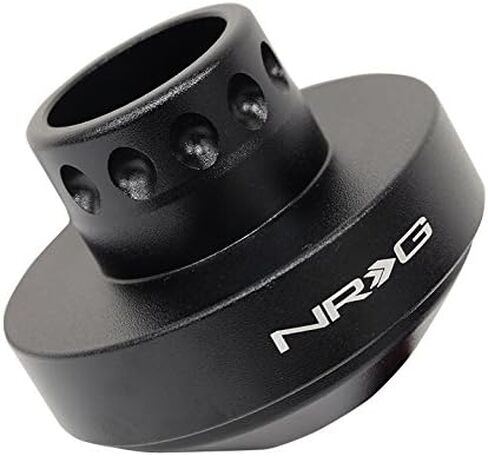 NRG Innovations NGR-SRK-RLMX3H Steering Wheel Quick Release Short Hub Spline Adapter, 6x70mm Bolt Pattern, Compatible With Can Am Maverick x3, Black Body in Saudi Arabia