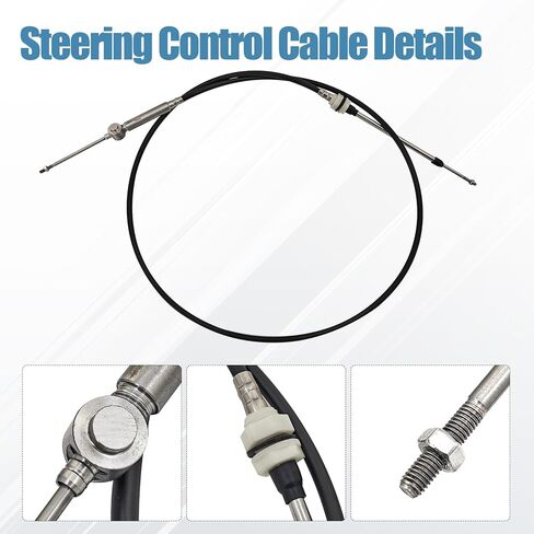 F1S-61481-12-00 Steering Cable Fit For Yamaha GP GP-R FX HO SHO SVHO 1800 1900 2011-2024, Replace# F1S-61481-11-00, F1S-61481-10-00 in Kuwait