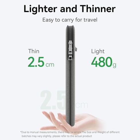 حافظة كمبيوتر محمول Smatree SlimPro لمحطة العمل المحمولة Lenovo ThinkPad P16v مقاس 16 بوصة، لجهاز Lenovo ThinkPad P16v Gen 2/1 مقاس 16 بوصة، حقيبة كمبيوتر محمول مع جيب ملحق، رمادي فاتح (S601LG) in Saudi Arabia