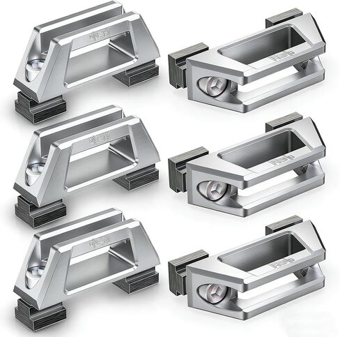 RENO Tacoma Tie Down Anchors, Aluminum Bed Rail Cleats Compatible with Tacoma Tundra Gladiator Bed Hooks for Cargo Trailer, Replaces PT278-35160 35050 35100 35111 35112 / PT785-35050-S1 (Black,2pcs) in Kuwait