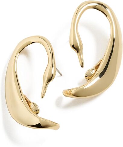 Jenny Bird Women's Egret Climber Earrings, High Polish Gold, One Size in Kuwait
