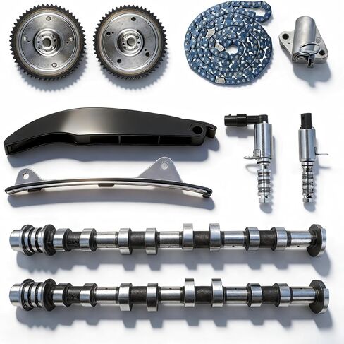 Timing Chain Kit for Hyundai Elantra 2012-2016 For Kia Forte 2014-2016 Nu MPi 1.8L Engine, w/Intake & Exhaust Camshafts, Phasers and Solenoids, 241002E100 242002E100 243502E010 243702E010 in Kuwait