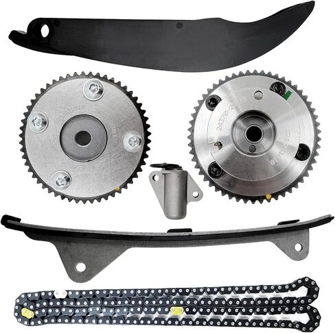 Timing Chain Kit for Hyundai Elantra 2012-2016 For Kia Forte 2014-2016 Nu MPi 1.8L Engine, w/Intake & Exhaust Camshafts, Phasers and Solenoids, 241002E100 242002E100 243502E010 243702E010 in Kuwait