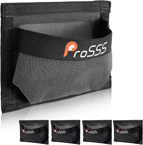 Boat 10"*7" Self-Adhesive Storage Mesh Bag,Marine Organizer for Tools, Gear & Accessories,Waterproof Strong Adhesive Backing, Easy to Install & Remove,Keep Your Boat Tidy and Items Secure in Kuwait