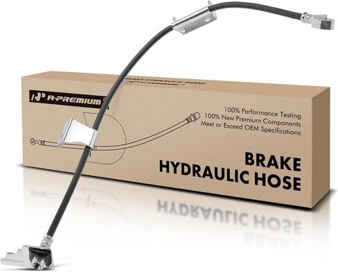 A-Premium Front Brake Hydraulic Hoses Compatible with Select Chevy, GMC and Cadillac Models - Silverado/Sierra 1500 1500 Classic, Suburban/Avalanche 1500, Tahoe, Yukon, Escalade(Pack of 2) in Saudi Arabia