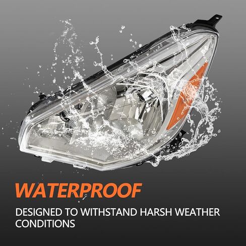 JX RACING Halogen Headlight W/Bulbs Compatible With Mitsubishi Mirage G4 2017 2018 2019 2020 Headlamp Assembly Left/Driver Side For MI2502169 8301D117 in Kuwait