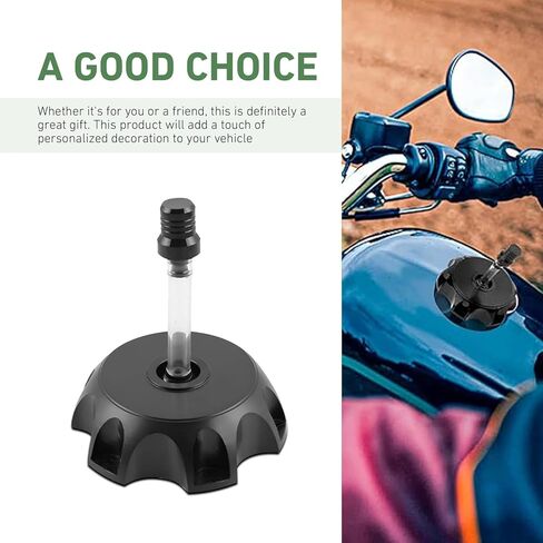 Car Fuel Tank Cap, Metal Tank Replacement Cap with Vent Breather Design, Scratch Resistant & Shock Proof Fuel Sealing Tool, Universal for Most Vehicles (Black) in Kuwait