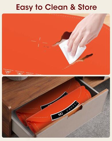 سجادة تدفئة للطعام، كبيرة جدًا، سجادة تدفئة طعام محمولة كبيرة جدًا للبوفيه، لف صواني التدفئة الكهربائية للطعام (أحمر مع أبيض) in Kuwait