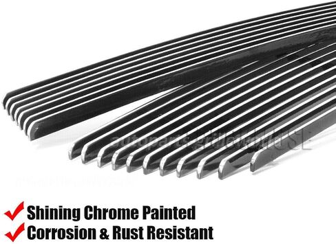 Front Main Upper Grille Compatible with Chevy 2005-2006 Silverado 1500 2500HD 3500 07 Classic Grill Combo Aluminum Chrome Billet Grille in Kuwait