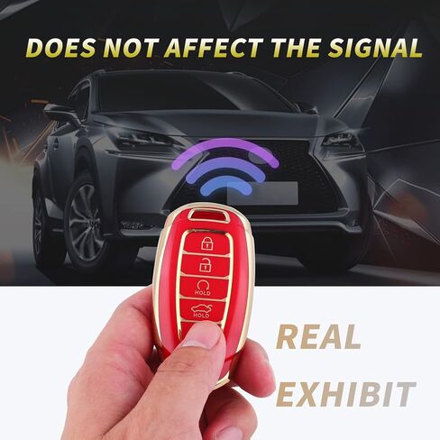 for Hyundai Key Fob Cover,Soft TPU 360 Degree Protection for 2019 2020 2021 2022 Hyundai in Saudi Arabia