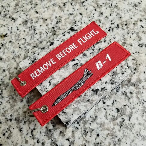 Weaponz Online B-1 Aircraft Remove Before Flight Key Chain Baggage Luggage Tag in Kuwait