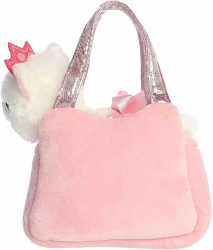 Aurora® Fashionable Fancy Pals™ Princess Kitty™ Tutu Stuffed Animal - Plush with Stylish Purse for Dress Up Fun - Perfect for Kids 3+ Years, Costumes, and Birthdays - White 7 Inches in Saudi Arabia