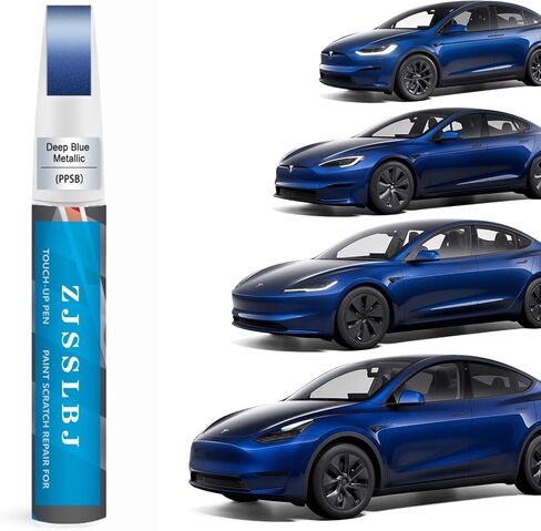 قلم طلاء السيارة لإصلاح الخدوش طلاء اثنين في واحد متوافق مع طراز Tesla Y/3/X/S، مزيل خدوش السيارة الفاخر للخدوش العميقة (طلاء لمس السيارة (أحمر فائق (PR01)) متوافق مع طراز Tesla Y/3/X/S) in Saudi Arabia