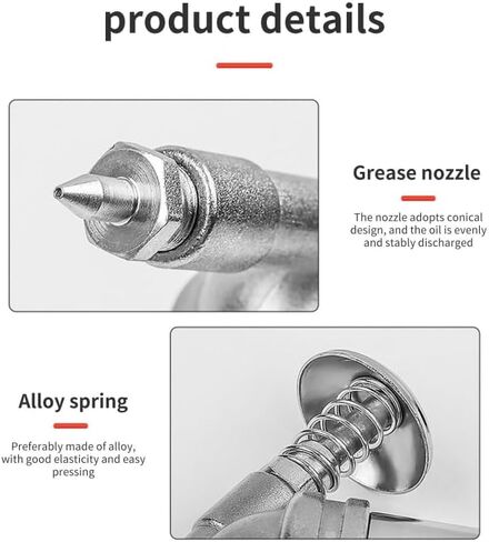 80cc Capacity 1000PSI Output Pressure Oiler Mini Grease Gun Machine Handheld High Pressure Oiler Hand Tools in Saudi Arabia