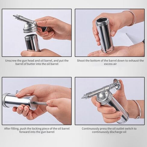 80cc Capacity 1000PSI Output Pressure Oiler Mini Grease Gun Machine Handheld High Pressure Oiler Hand Tools in Saudi Arabia