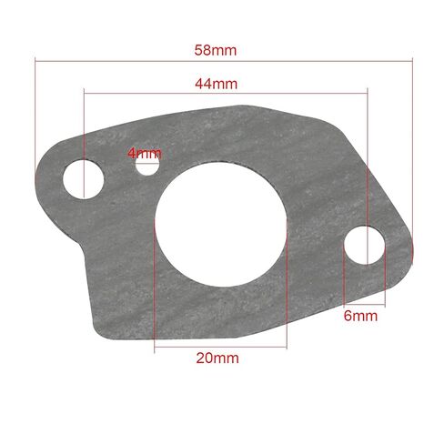 FLYPIG Carburetor Gasket for Honda GX200 6.5 HP GX160 5.5 HP GX120 GX110 Engine Lawn Mower Carb Mounting Gaskets 5 Packs Silver in Saudi Arabia