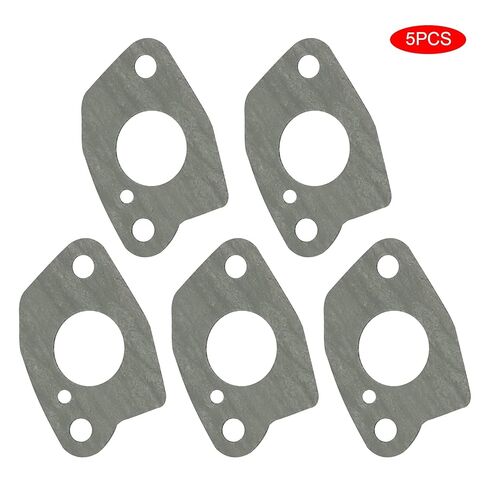 FLYPIG Carburetor Gasket for Honda GX200 6.5 HP GX160 5.5 HP GX120 GX110 Engine Lawn Mower Carb Mounting Gaskets 5 Packs Silver in Saudi Arabia