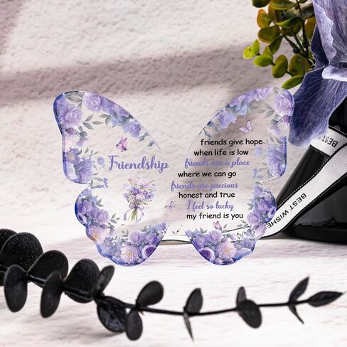 Friendship Gifts for Women Best Friend Birthday Galentines Day Gifts for Women Friends Special Bestfriend Gift Ideas for Friend Female Besties Unique Butterfly Gift for Friends in Kuwait